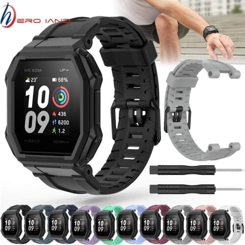 Silicone Strap For Amazfit Ares A1908 Smart Watch Replaceable Accessories Watchband For Huami Amazfit Bracelet Strap with Tool