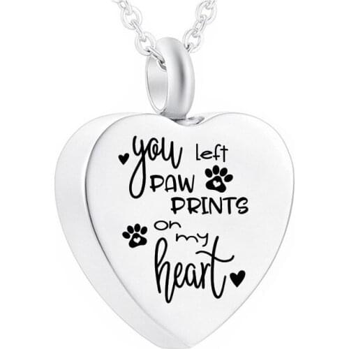 Cremation Jewelry Stainless Steel Urn Necklace Pet Ashes Souvenir Ashes Jewelry Cremation Urn With Filling Kit