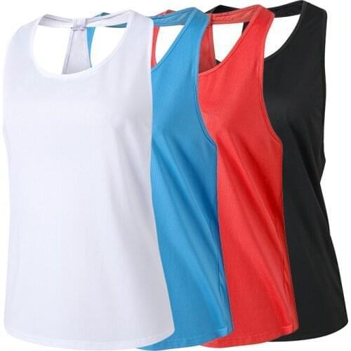 Yoga Shirt Women Gym Top Quick Dry Sports Shirts Women Fitness Shirt Sleeveless Sports Top Yoga Vest Running Athletic Underwear