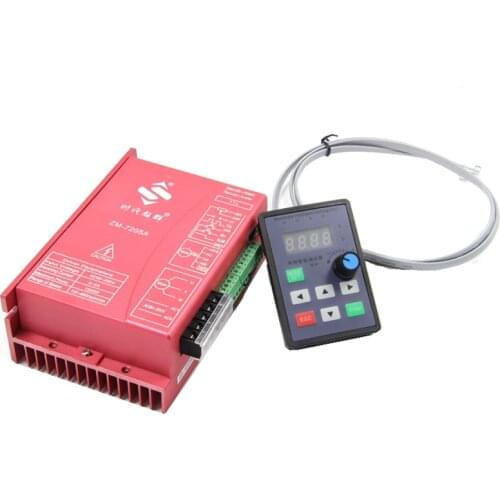 ZM-7205A 310V DC Brushless Motor Driver Input 220V AC Max. 5A 1100W BLDC with Handheld Intelligent Setting Unit