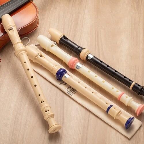 1PCs Adjustable 6/8 Hole Treble Flute Long Flute ABS Non-toxic Soprano Recorder Clarinet Beginner Flute Woodwind Instruments