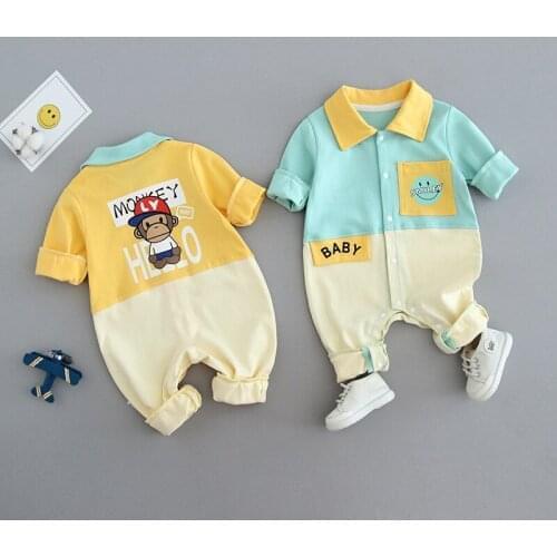 Baby clothes childrens clothes BABY BODYSUIT 0-2 years old clothes long sleeves spring autumn mens fashion