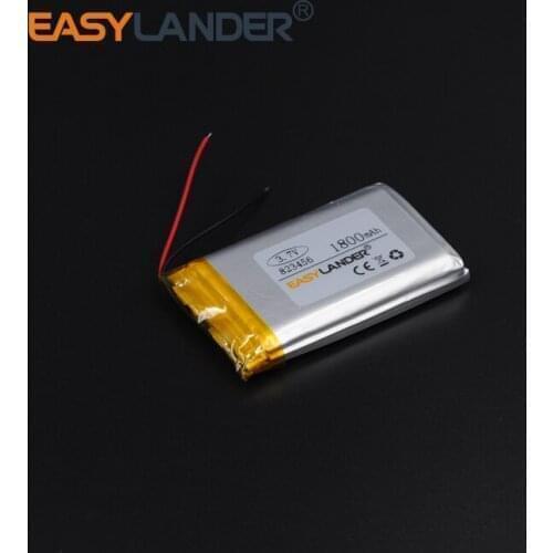 8.2x34x56mm 3.7V 1800mAh Rechargeable li Polymer Li-ion Battery For bluetooth headset GPS PSP PDA MP3 MP4 Phone 823456