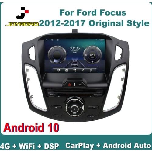 9" For Ford Focus 2012-2017 Original Style Android 10 Carplay Auto 4G Sim WiFi DSP RDS Car Radio Multimedia Video Player GPS