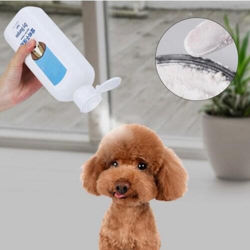 Pet dry cleaning powder dog shower gel 170g antibacterial deodorant non-washing Shampoo cat cleaning supplies