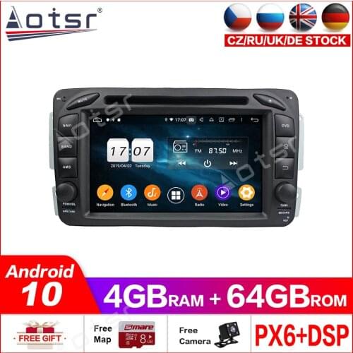 Android 10.0 DSP Car DVD Player GPS Navigation For Mercedes Benz ML W203 Multimedia Player Car Head Unit Auto Radio Tape Racoder