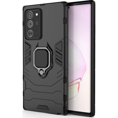 For Samsung Galaxy Note 20 Case Luxury Ring Back Cover Stand Armor ShockProof Case For Samsung Note 20 Ultra Note20 Phone Cases