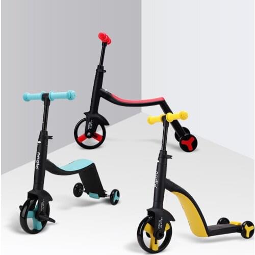Children Scooter Tricycle Baby 3 In 1 Balance Bike Ride On Toys for 2-5years old Children for Learning Walk Scooter Toys for Kid