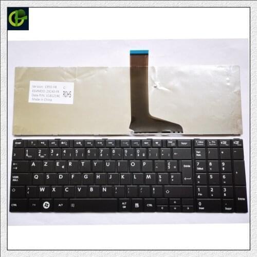 French AZERTY Keyboard For Toshiba Satellite Pro C850-1GU C850-1HM C850-1LC C850-13K C850-16X C850-19w FR