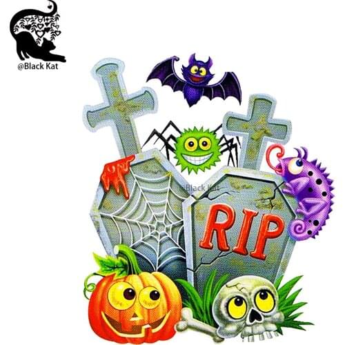 Halloween Pumpkin Lizard Skeleton Spider Bat Cross Tombstone Cutting Dies RIP Metal Stencil For DIY Scrapbooking Card Craft