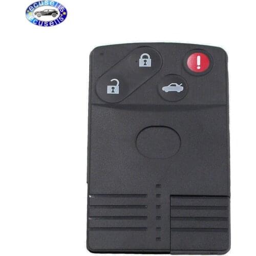 3+1/4 Buttons Smart Card Remote Key Shell for MAZDA 5 6 CX-7 CX-9 RX8 Miata