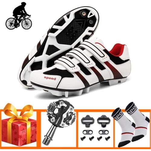 Mountain Bike Shoes Sapatilha Ciclismo Mtb Cycling Sneakers Breathable Self-locking Outdoor Superstar Racing Bicycle Footwerar