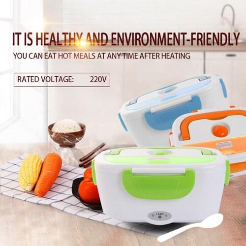 110v 220v Lunch Box Food Container Portable Electric Heating Food Warmer Heater Rice Container Dinnerware Sets for Home Dropship