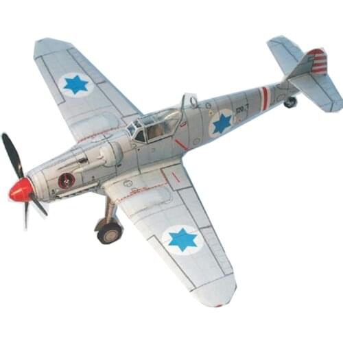 Aircraft Avia S-199 3D Paper Model DIY Airplanes