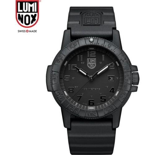 LUMI NOX Men's Watch With Leather Strap
