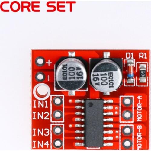 1 pc 2 channel DC Motor Driver Module Reversing PWM Speed Dual H Bridge Stepper Motor Mini victory L298N
