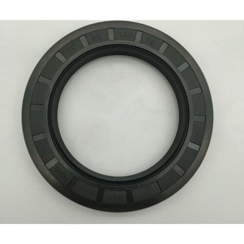 NBR framework oil seal TC40 41*55*6 5 7 8 9 10 12mm double lip with clamp spring