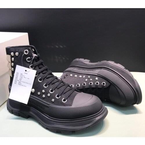 2020 Winter New Canvas Lover Platform Chunky Sneakers Fashion Women with Man Flat Thick Sole Shoes Heighten Canvas Shoes