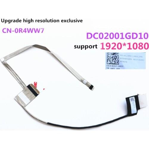 Laptop/Notebook LCD/LED/LVDS flex CABLE For DELL 5520 5525 7520 0R4WW7 DC02001GD10 High resolution