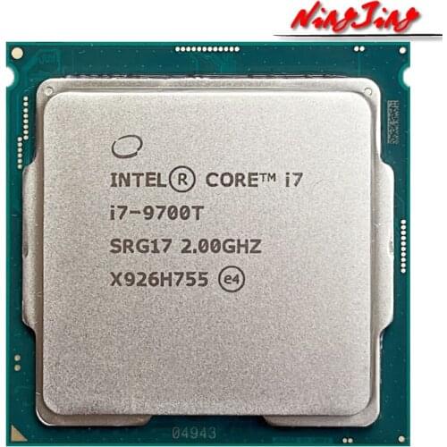 Intel Core i7-9700T i7 9700T 2.0 GHz Eight-Core Eight-Thread CPU Processor 12M 35W PC Desktop LGA 1151