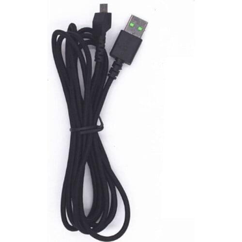 Durable Nylon Braided USB Mouse Cable Line for razer Mamba HyperFlux Wireless
