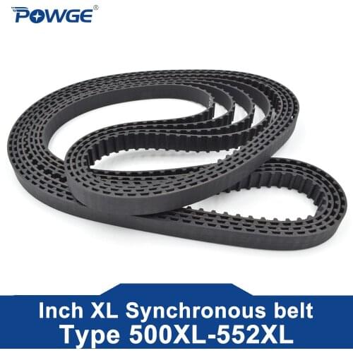 POWGE XL Timing belt 456/460/470/480/490 Width 025 037 Teeth 228 230 235 240 245 Synchronous Belt 456XL 460XL 470XL 480XL 490XL