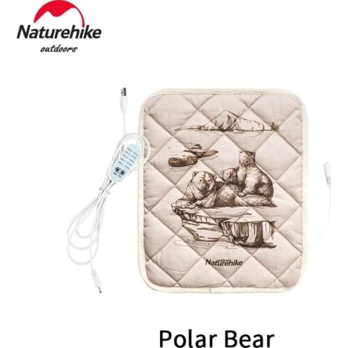 Naturehike 48℃ Winter Ultralight Multifunctional Washable Heating Cushion 30*20cm Safe Thermostat Timed Heater Cotton Mat