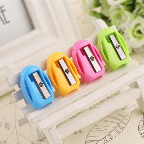Pencil Sharpener Cute Sweet Candy Colored Pencil mini music player Sharpener Kids School Supplies Stationery 10Pcs/lot