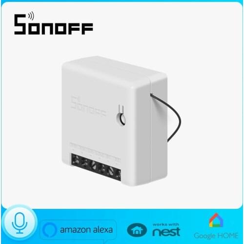Sonoff Mini R2 Smart Switch Small Light Switch Ewelink Remote Control Wifi Switch Support External Work with Alexa Google Home