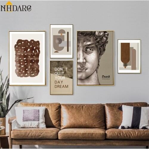 Vintage Fashion Simple Davis Michelangelo Poster and Prints Canvas Print Painting Art Wall Picturtes for Living Room Home Decor