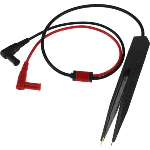 SMT SMD Chip Resistance Test Clip Grip Lead Probe Multimeter Meter Capacitor Tweezer Au22 19 Dropship