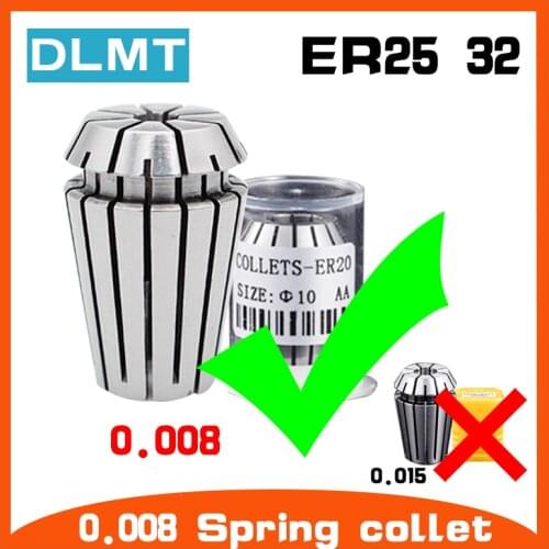 1pcs ER25 ER32 High precision Spring collet ER25 1-16mm ER32 1-20mm Engraving machine spindle chuck CNC machining center