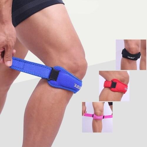 1pcs Running Basketball Volleyball Sports Kneepad Adjustable Knee Patellar Tendon Support Strap Band Knee Support Brace
