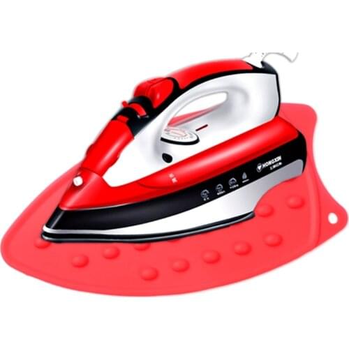 Flexible Silicone Iron Rest Pad For Ironing Board Heat Resistant Mat Dotted Bubbled