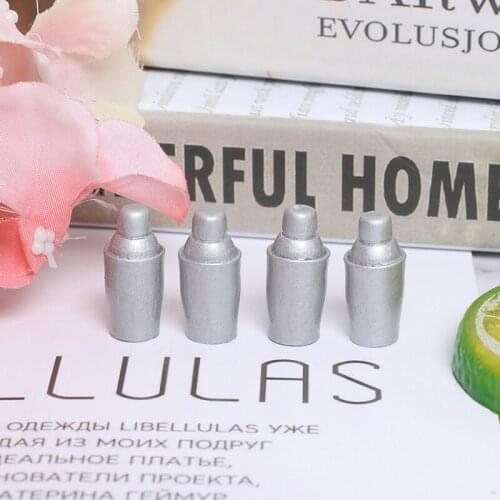 2 x Dollhouse Miniature Snow Cup Cocktail Shaker Model Doll Food Toy Accessories