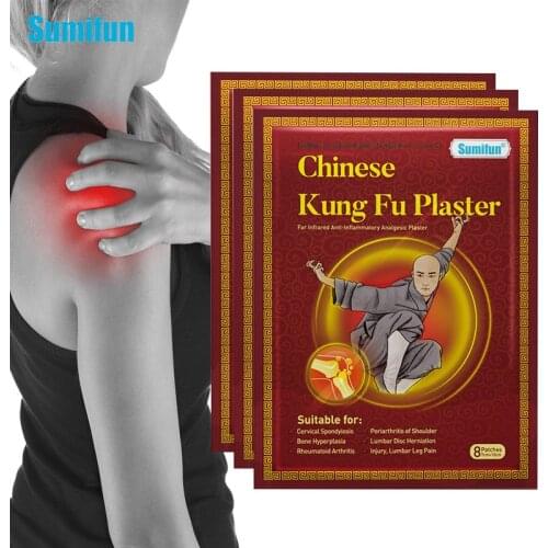 24Pcs Sumifun Herbal Analgesic Patch Knee Joint Muscle Sprain Pain Relief Arthritis Rheumatism Orthopedic Treatment Plaster