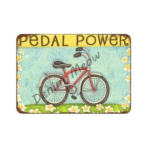 English Flower Garden Vintage metal plates Summer surf Best Offers Metal tin sign Happy Beach Bar Kitchen Painting Stickers WY19