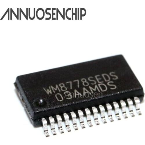 Free Shipping 2PCS WM8778SEDS WM8778 SSOP28 NEW ORIGINAL
