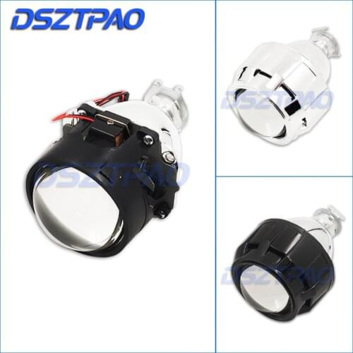 Bi-xenon Lens Projector Headlight Lenses Mini 2.5 WST Use H1 HID Xenon Bulb For H7 H4 9005 9006 Car Accessories Retrofit DIY