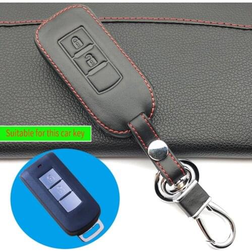 2 buttons remote control Keyboard cover for Mitsubishi ASX extension movement Pajero Galant Lancer EX, 2 button smart key shell