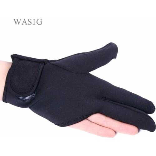 Black Heat Resistant Hairdressing Three Fingers Glove Hair Straightener Curling Hairdressing 3 Finger Gloves Hair Styling Tools