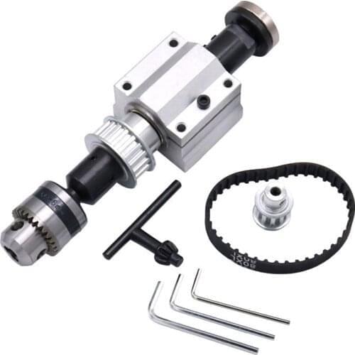 DIY Woodworking Cutting Grinding Spindle Trimming Belt B10/JTO/B16 Drill Chuck Set Small Lathe Accessories for Table Saw