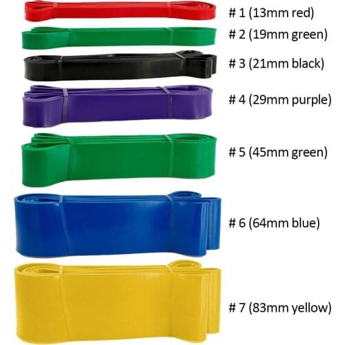 83mm Yoga Resistance Bands Indoor Outdoor Fitness Equipment Pilates Sport Training Workout Elastic Rubber Bands Gym Equipment
