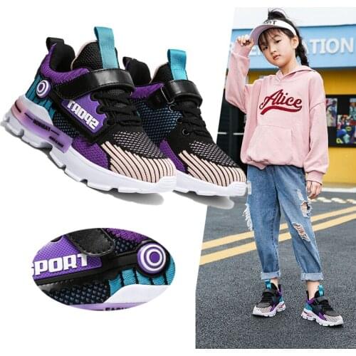 Teenager Sneakers Kids Shoes for Girls Autumn Sneaker Children Breathable Running Footwear Tennis Baby Sport Shoes for Teens