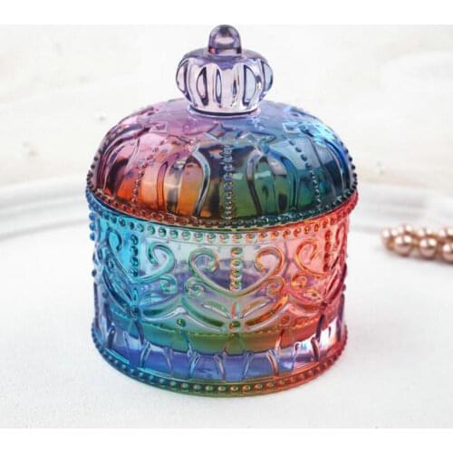 Vintage Round Storage Box Resin Mold DIY Epoxy Resin Craft Tools Jewelry Accessories Case Silicone Mold