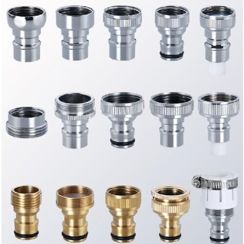 Copper Universal Kitchen Utensils Adapters Tap Kitchen Faucet Tap Connector Mixer Hose Adaptor Pipe Fitting Faucet Adapter