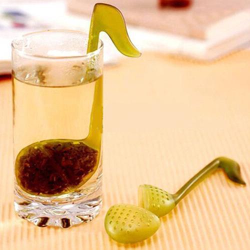 Music Note Fashion Convenience Tea Leaf Strainer Spoon Teaspoon Infuser Filter Tea Infusers Kitchen,Dining & Bar