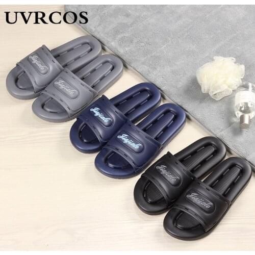 Mens Indoor Slippers Couple Home Slides Womens Houshold Bathroom Slippers Non-slip Eva Light-weight Sandal Fashion Beach Shoes