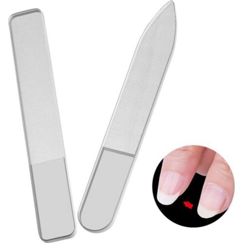 New Nano-Polishing File Glass Nail File 1PC Strip Crystal Nail Files Grinder Nails Art Tool 0617#30