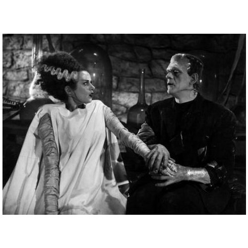 Bride of Frankenstein Retro Movie Art Film Print Silk Poster Home Wall Decor 24x36inch